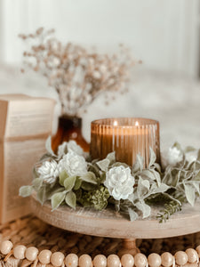 Garden Hops Candle Wreath