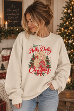 Load image into Gallery viewer, Holly DOLLY Christmas Crewneck Sweater