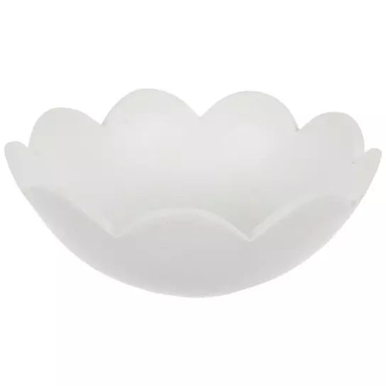 Scalloped Candle Jar Holder