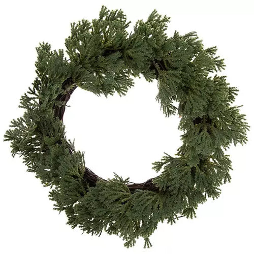 Cottage Christmas Candle Wreath