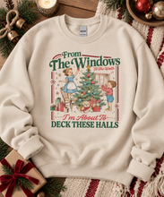 Load image into Gallery viewer, Deck These Halls Crewneck Sweater