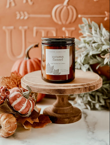 9oz. Amber Fall Soy Candle