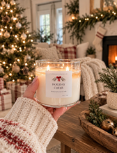 Load image into Gallery viewer, 3 Wick Soy Candle - Christmas Scents