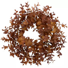 Load image into Gallery viewer, Rust Brown Autumn Wreath