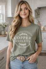 Load image into Gallery viewer, Copper Candle Logo Shirt