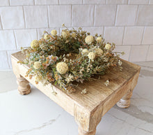 Load image into Gallery viewer, Autumn Bliss Candle Wreath - Cream