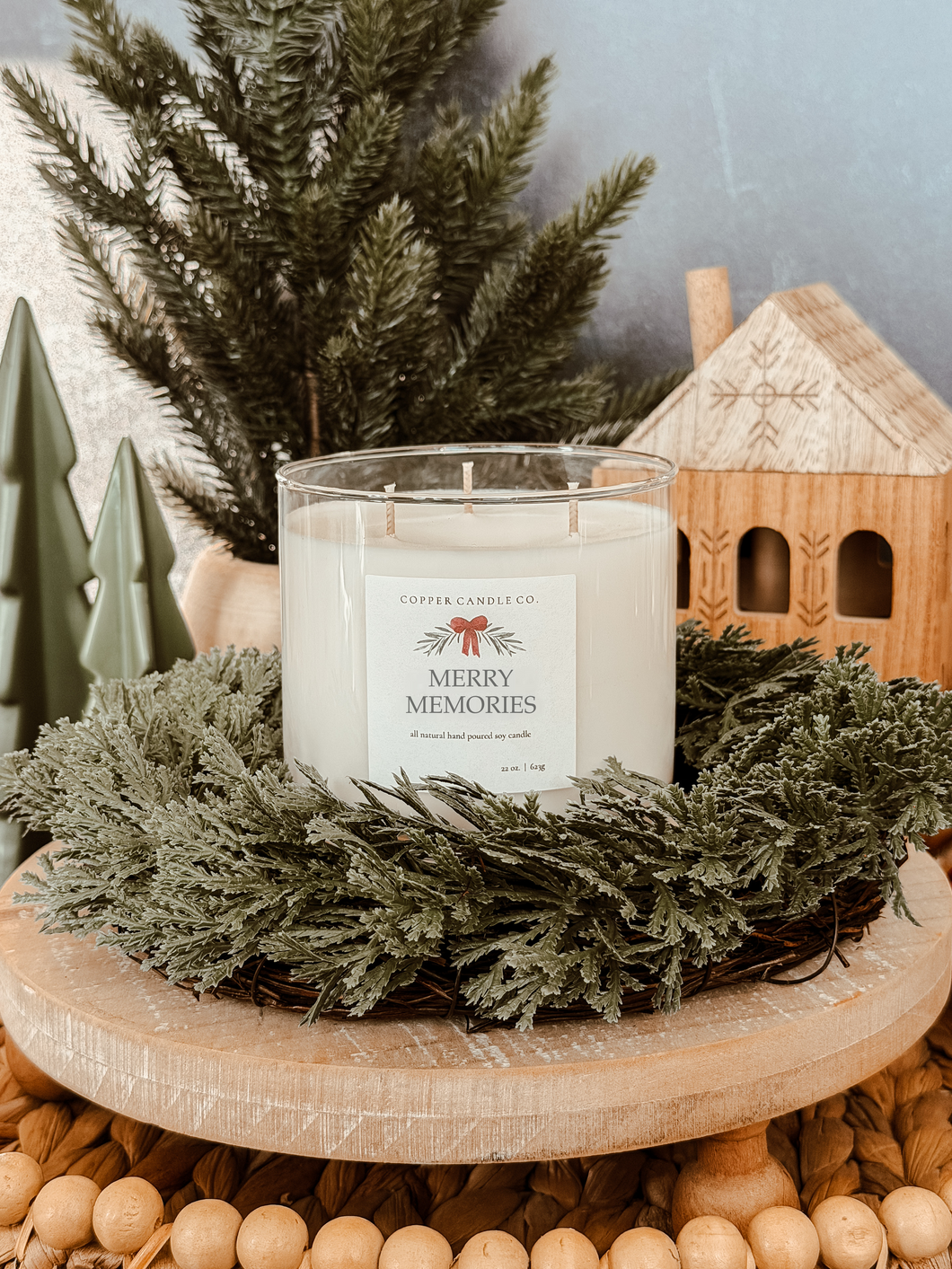 Christmas 3 Wick Soy Candle