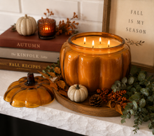 Load image into Gallery viewer, PumpKING 4 wick Pumpkin Candle