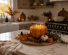 Load image into Gallery viewer, PumpKING 4 wick Pumpkin Candle