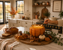 Load image into Gallery viewer, PumpKING 4 wick Pumpkin Candle
