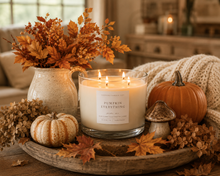 Load image into Gallery viewer, XXL 40oz. 4 Wick Soy Candle - Fall Scents