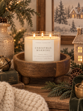 Load image into Gallery viewer, PRE ORDER 3 Wick Soy Candle - Christmas Scents