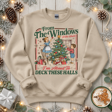 Load image into Gallery viewer, Deck These Halls Crewneck Sweater